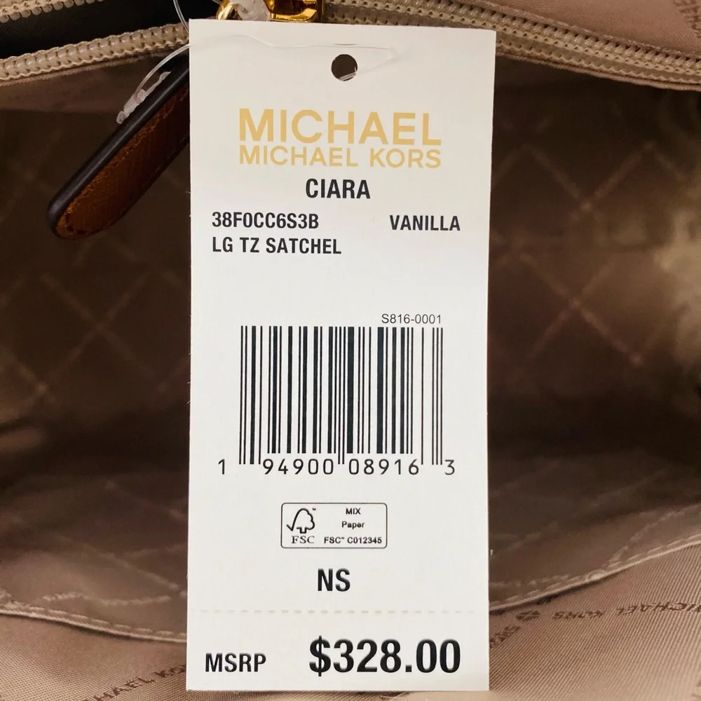 Michael Kors Ciara Large Satchel - Picture 7 of 12